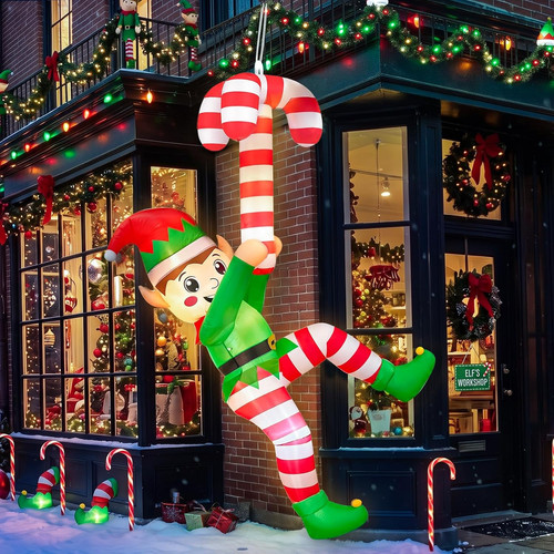 8ft inflatable christmas - 8ft,
