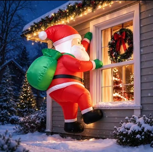Inflatable climbing santa - inflatable,