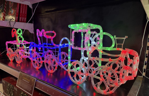 Christmas train rope led - christmas,
