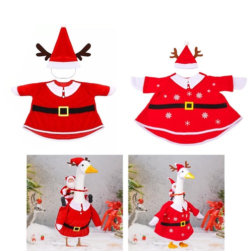 Christmas porch goose outfit - christmas,