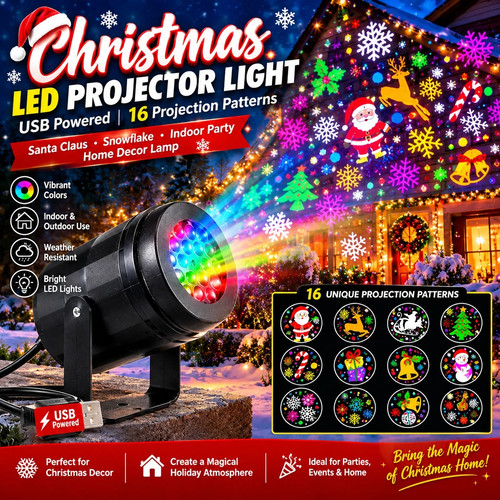 Christmas projector lights - christmas,