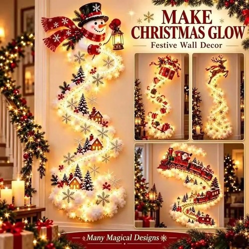 Led christmas magic - christmas, wall
