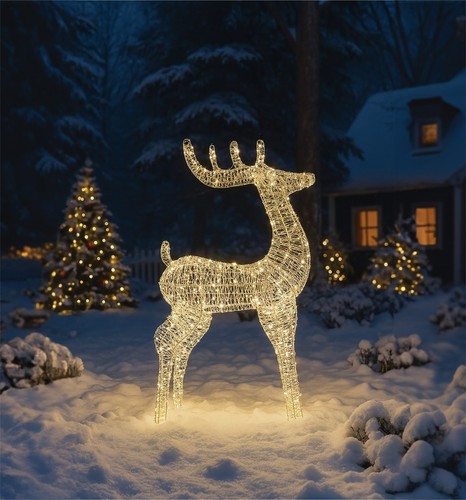 Outdoor christmas reindeer - christmas,
