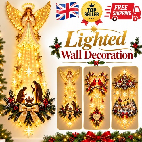 Christmas angel wall light - wall, up