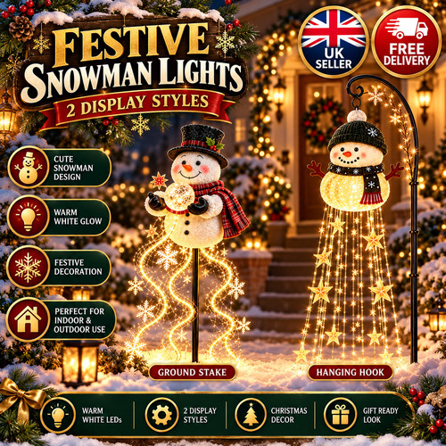 Christmas snowman magic - christmas,