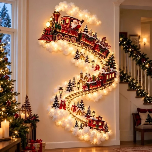 Led christmas magic trail wall - trail,