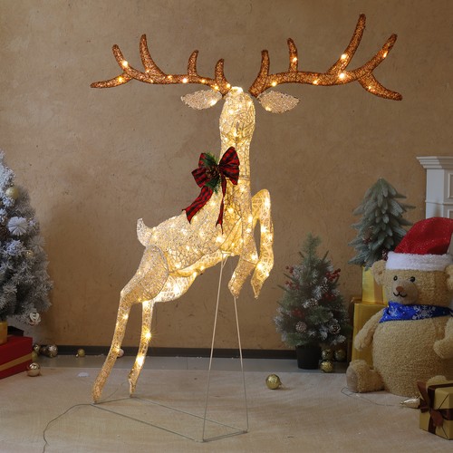 Christmas lighted jumping - lighted,