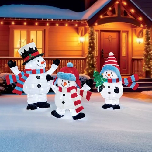 4ft snowman family 3 - 4ft, of