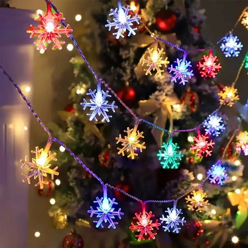 Snowflake fairy lights - fairy, led