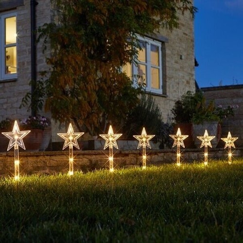 Large light star stake - 8,