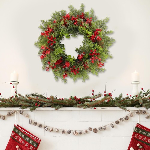 Artificial christmas wreath - artificial,