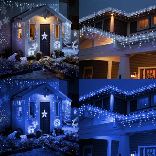 Christmas led white snowing - white,