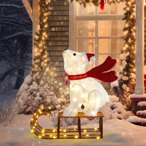 Christmas sleigh polar - christmas,