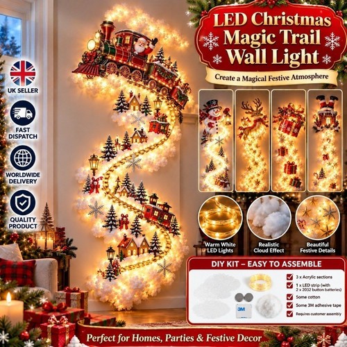 Led christmas magic trail - magic, wall