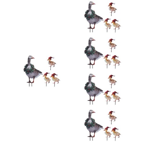 Christmas metal duck - christmas,
