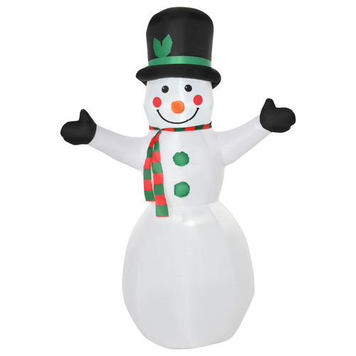 5ft inflatable snowman - inflatable, led