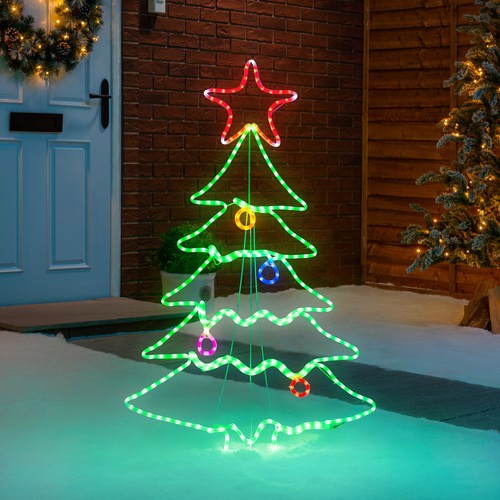 Led christmas tree rope - led, light
