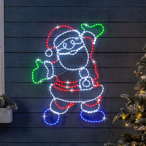 Santa christmas rope light - christmas,