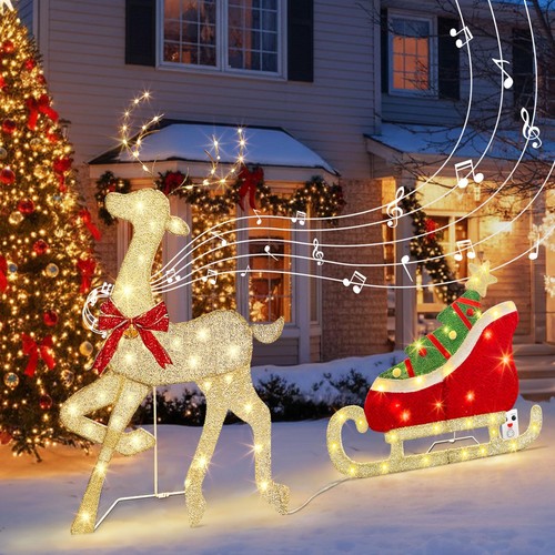 Outdoor christmas decor - decor, motion