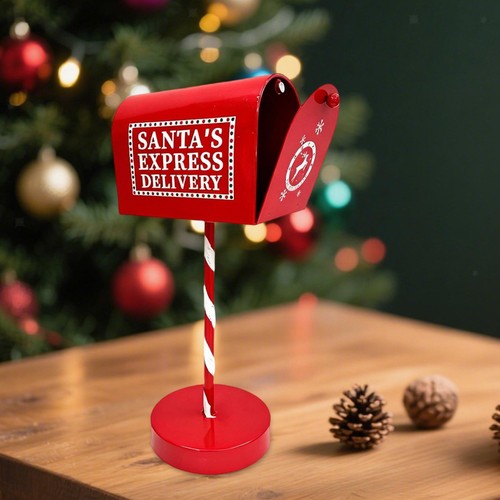 Christmas mailbox statue - mailbox,