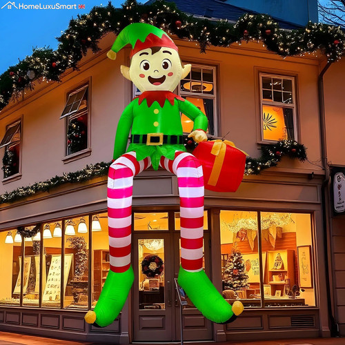 8ft christmas inflatables - christmas,