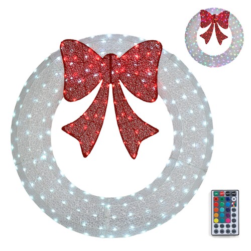 48in pre lit christmas wreath - 48in,