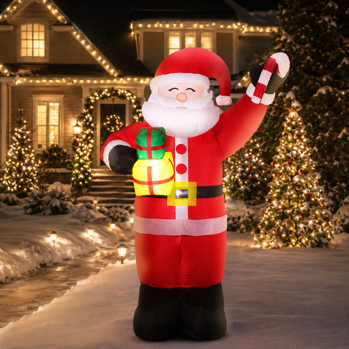 6ft christmas inflatable - 6ft, santa