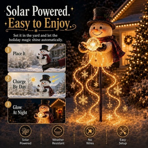 Christmas solar fountain - solar,