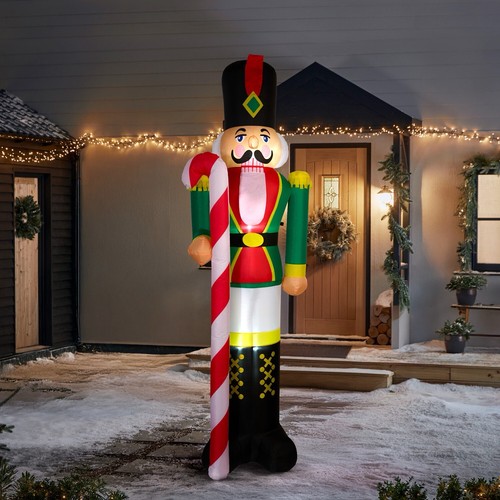 Giant led nutcracker - 2.5m,