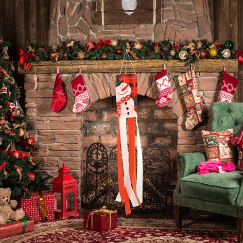 Assorted color xmas windsock - color,