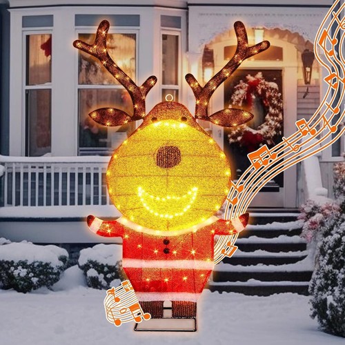 Light reindeer christmas - reindeer,