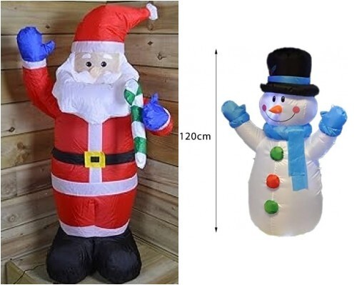 Inflatable 4ft tall - 4ft, snowman