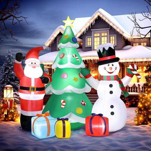 Christmas inflatable santa - christmas,