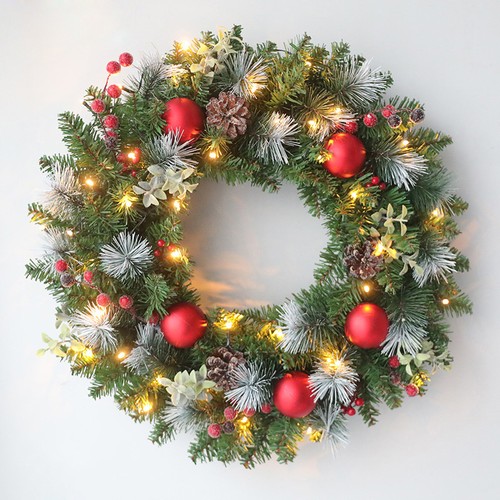 Led christmas wreath - led, for
