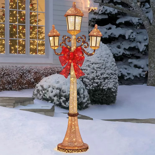 Christmas 7ft gold - 7ft, glitter