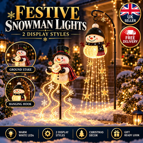 Christmas snowman magic - christmas,