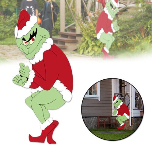 Grinch christmas yard - grinch,
