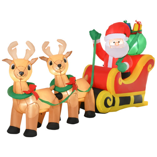 5ft christmas inflatable - christmas,