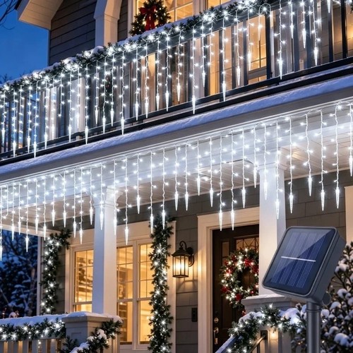 Solar christmas icicle - christmas,