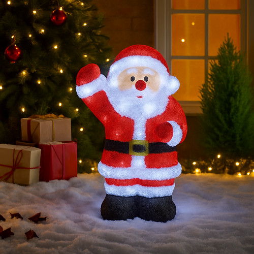 Christmas santa led - christmas,