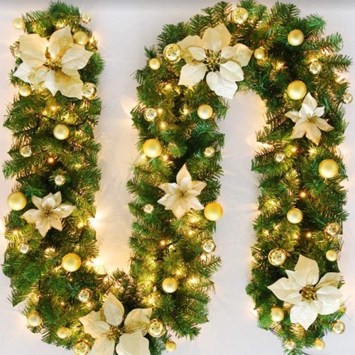 9ft christmas garland with - 9ft,